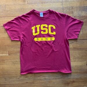 USC Band T-Shirt College Graphic Tee‎ Short Sleeve XL